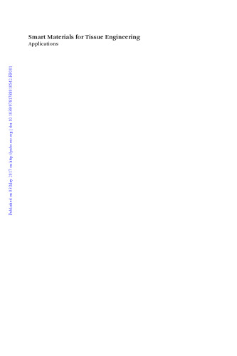 Smart Materials for Tissue Engineering: Applications