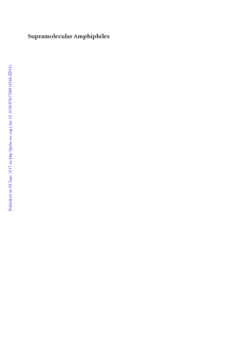 SUPRAMOLECULAR AMPHIPHILES