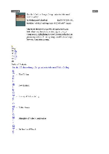 IEEE Standard Codecs Image Compression To Advanced Video Coding