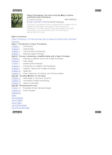 Paper Prototyping: The Fast and Easy Way to Design and Refine User Interfaces