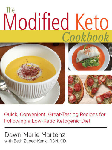 The modified keto cookbook : quick, convenient great-tasting recipes for following a low-ratio ketogenic diet