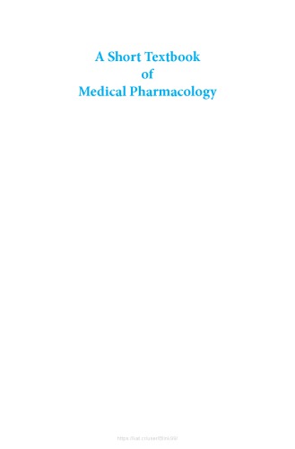 A short textbook of medical pharmacology