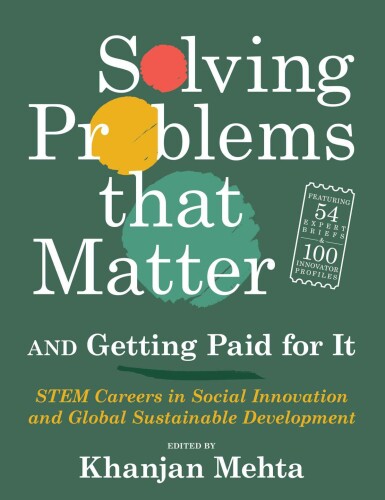 Solving problems that matter (and getting paid for it) : STEM careers in social innovation and global sustainable development