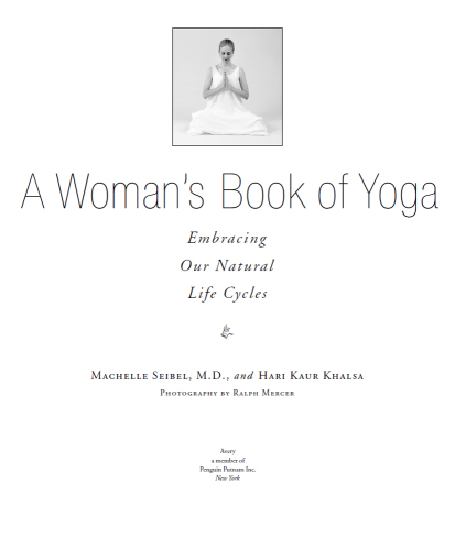 A woman's book of yoga