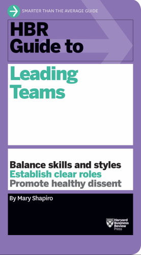 HBR guide to leading teams