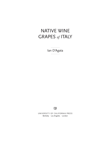 Native wine grapes of Italy