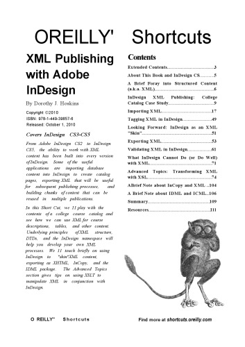 XML publishing with Adobe InDesign
