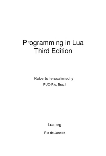 Programming in Lua