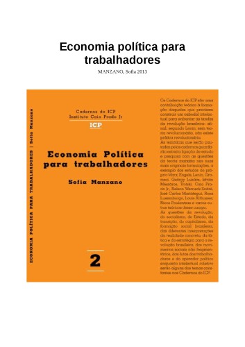 Economia política para trabalhadores