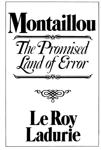 Montaillou: The Promised Land of Error