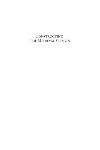 Constructing the Medieval Sermon