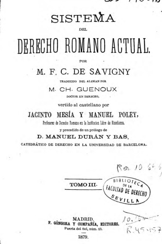 Sistema de derecho romano actual