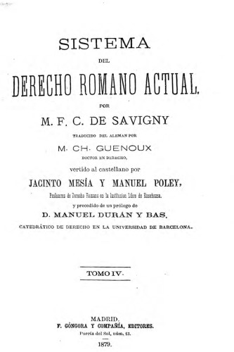 Sistema de derecho romano actual