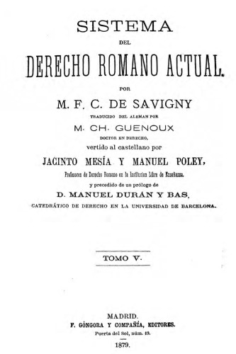 Sistema de derecho romano actual