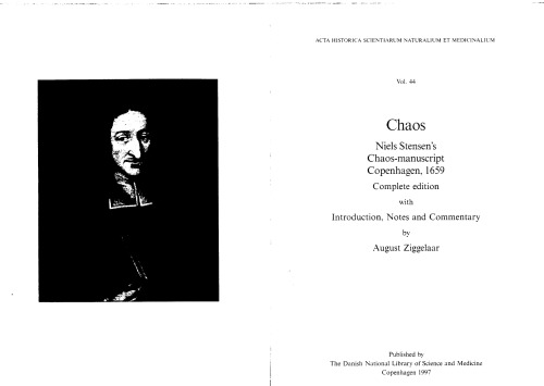 Chaos: Niels Stensen’s Chaos-manuscript, Copenhagen, 1659