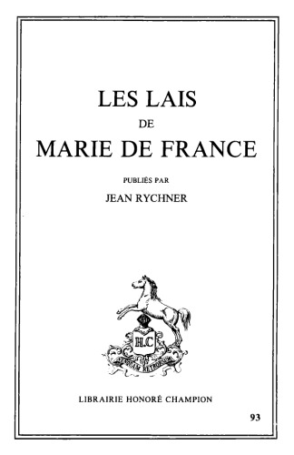 Les lais de Marie de France