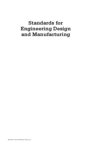Standards for Engineering Design and Manufacturing