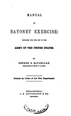 Manual of  Bayonet Exercise.