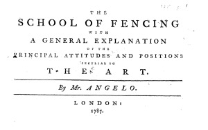The School of Fencing.