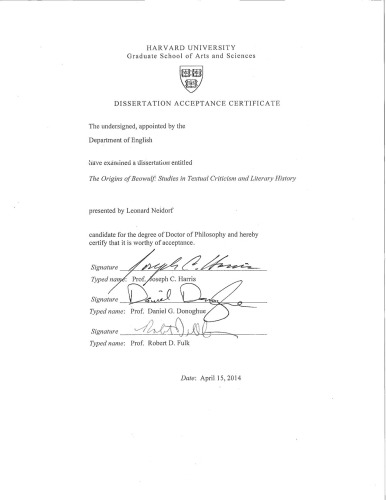 The Origins of Beowulf: Studies in Textual Criticism and Literary History