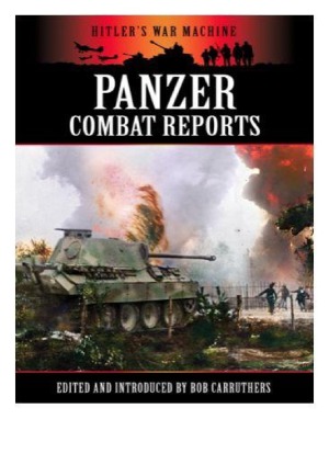 Panzer Combat Reports
