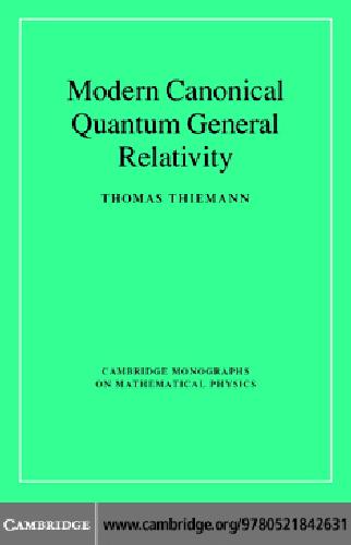 Modern Canonical Quantum General Relativity