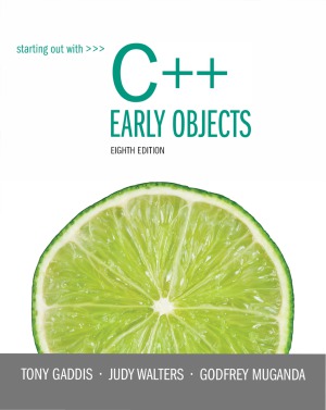 Starting Out with C++  Early Objects