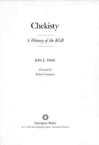 Chekisty: A History of the KGB
