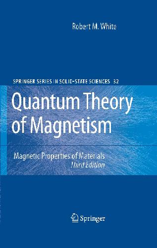 Quantum Theory of Magnetism. Magnetic Properties of Materials