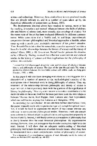 Philosophy and history of science: Beyond the Kuhnian paradigm