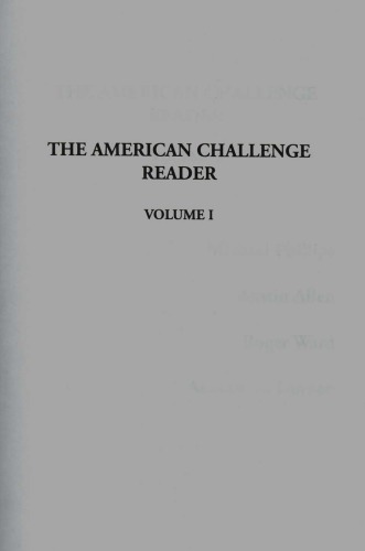 The American Challenge Reader
