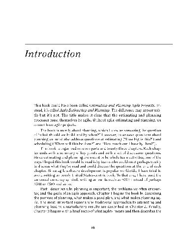 Agile Estimating and Planning