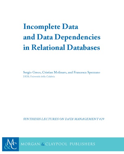Incomplete Data and Data Dependencies in Relational Databases