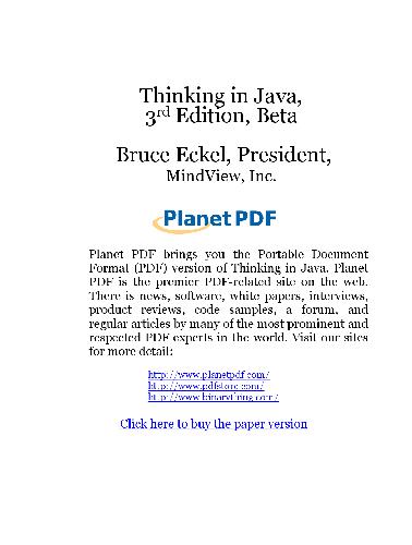 Thinking in Java