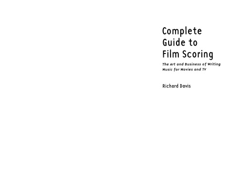 Complete Guide To Film Scoring