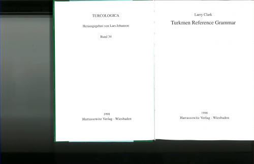 Turkmen Reference Grammar