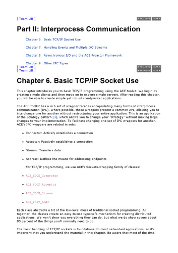 The ACE Programmer's Guide