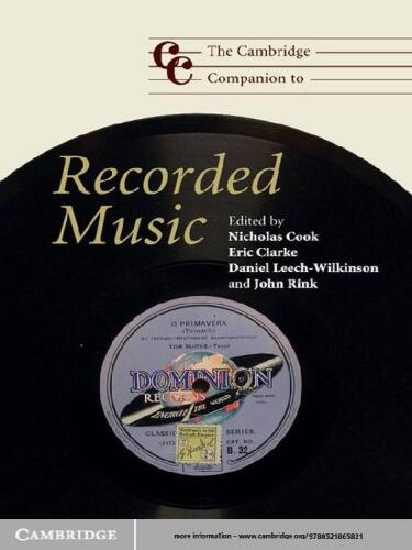 The Cambridge Companion to Recorded Music