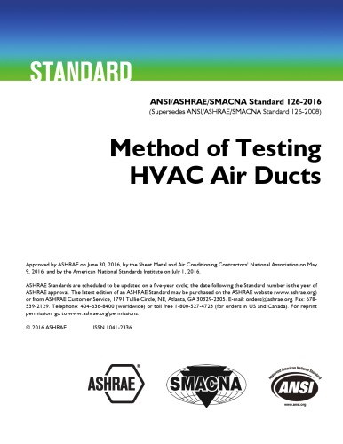 Method of Testing HVAC Air Ducts