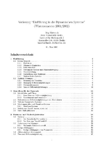 Dynamische Systeme I 001