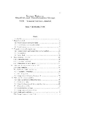 Manifolds and transformation groups 001