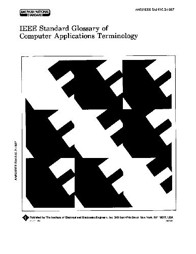 Dictionary English Informatics Standard Glossary of Computer Applications Terminology