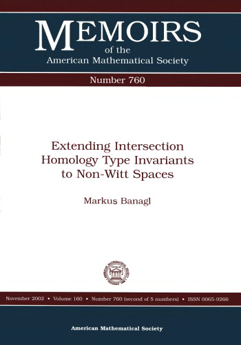 Extending Intersection Homology Type Invariants to Non-Witt Spaces