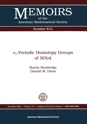 V1-periodic Homotopy Groups of So N