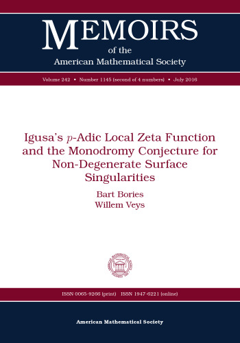 Igusa’s hBAdic Local Zeta Function and the Monodromy Conjecture for Non-Degenerate Surface Singularities