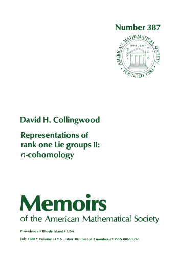 Representations of Rank One Lie Groups II: N-Cohomology
