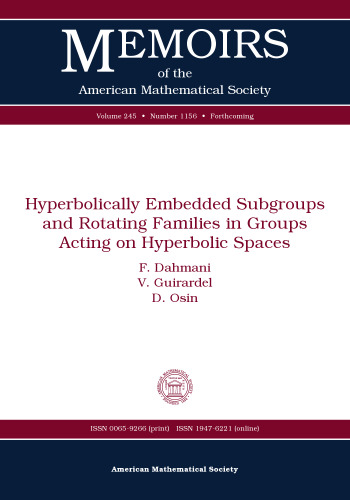 Hyperbolically Embedded Subgroups and Rotating Families in Groups Acting on Hyperbolic Spaces