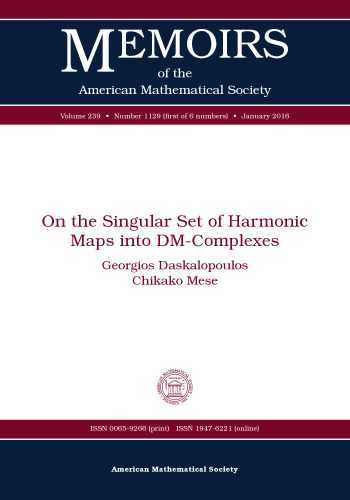On the Singular Set of Harmonic Maps into Dm-complexes