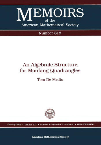An Algebraic Structure For Moufang Quadrangles