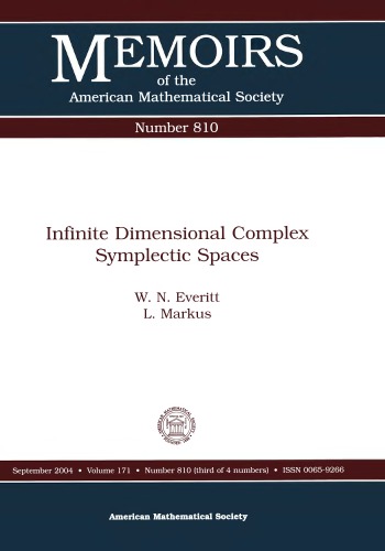 Infinite dimensional complex symplectic spaces